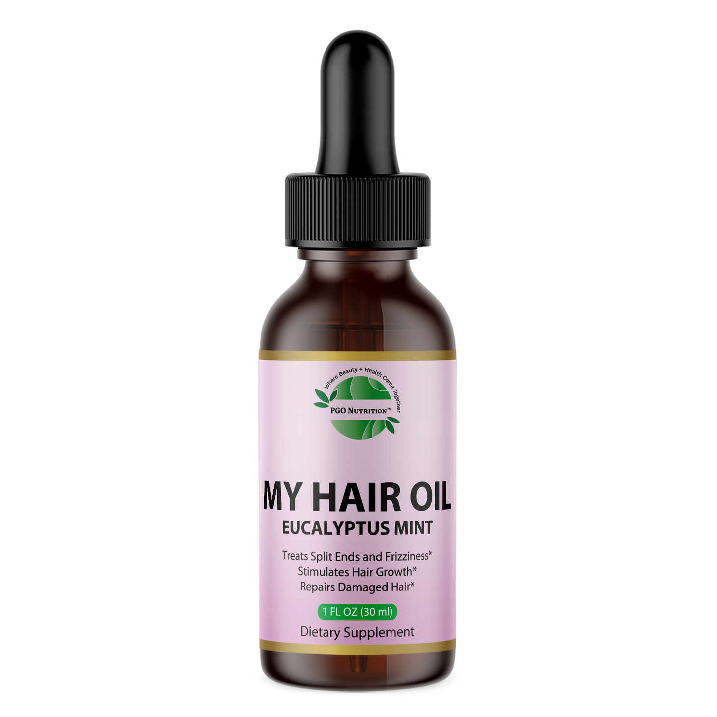PGO Nutrition™ MY Hair Oil (Eucalyptus Mint)
