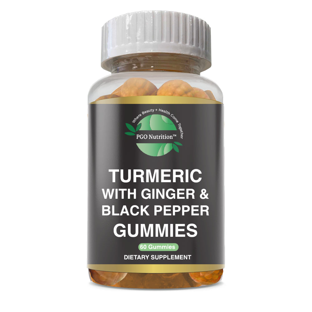 Turmeric with Ginger & Black Pepper Gummies 250mg PGO Nutrition™